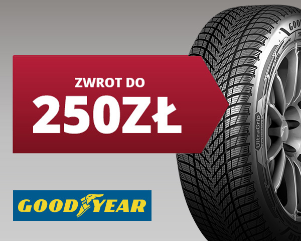 Kup opony i otrzymaj zwrot nawet do 250 ZŁ