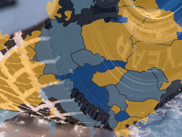 Mandat za brak opon zimowych: przepisy w Polsce i za granicą