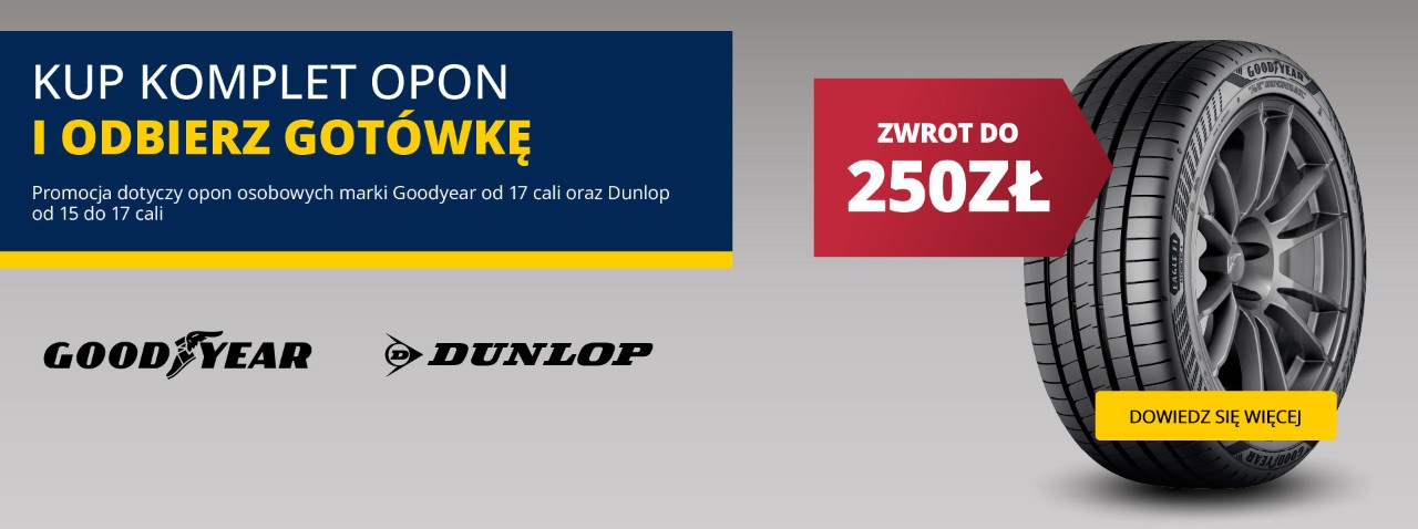 Premio: Promocja wiosna Goodyear-Dunlop 2025